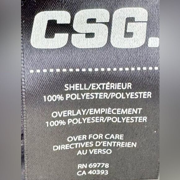 CSG Quarter Zip Pullover Hooded Neon Windbreaker Hoodie Jacket. Pockets. Medium. - Picture 6 of 6